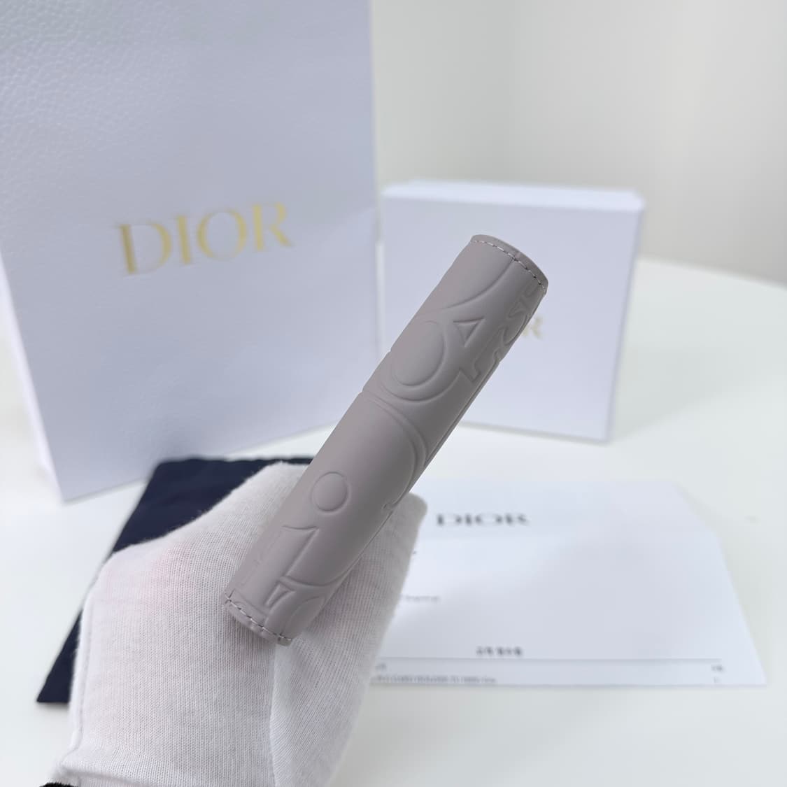 [미사용/선물가능] 디올 그래비티 레더 오거나이저 카드지갑 트리아농 상품이미지6