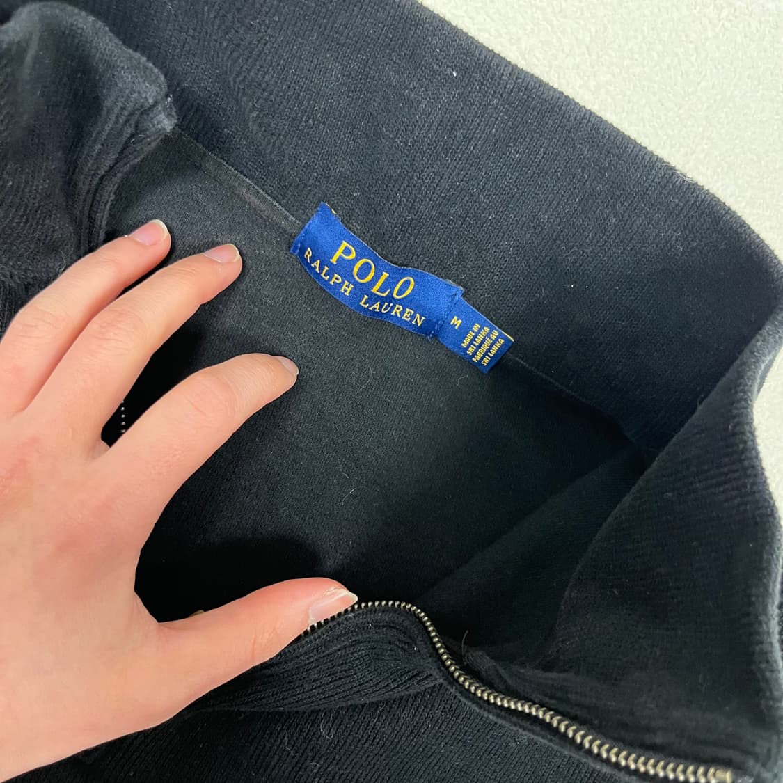 폴로 반집업니트 상품이미지3