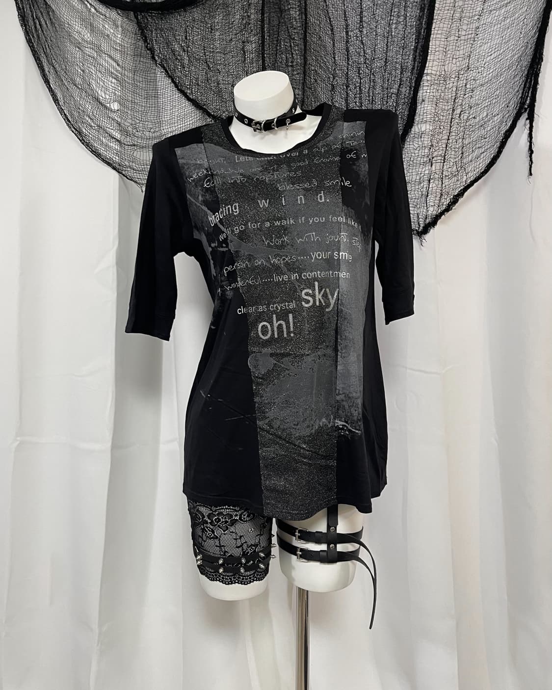 glitter lettering t-shirt 상품이미지3