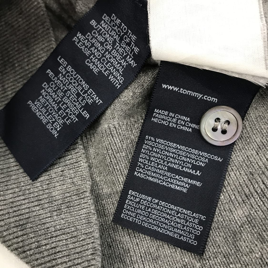 타미힐피거 캐시미어 가디건 [여성L] 상품이미지5