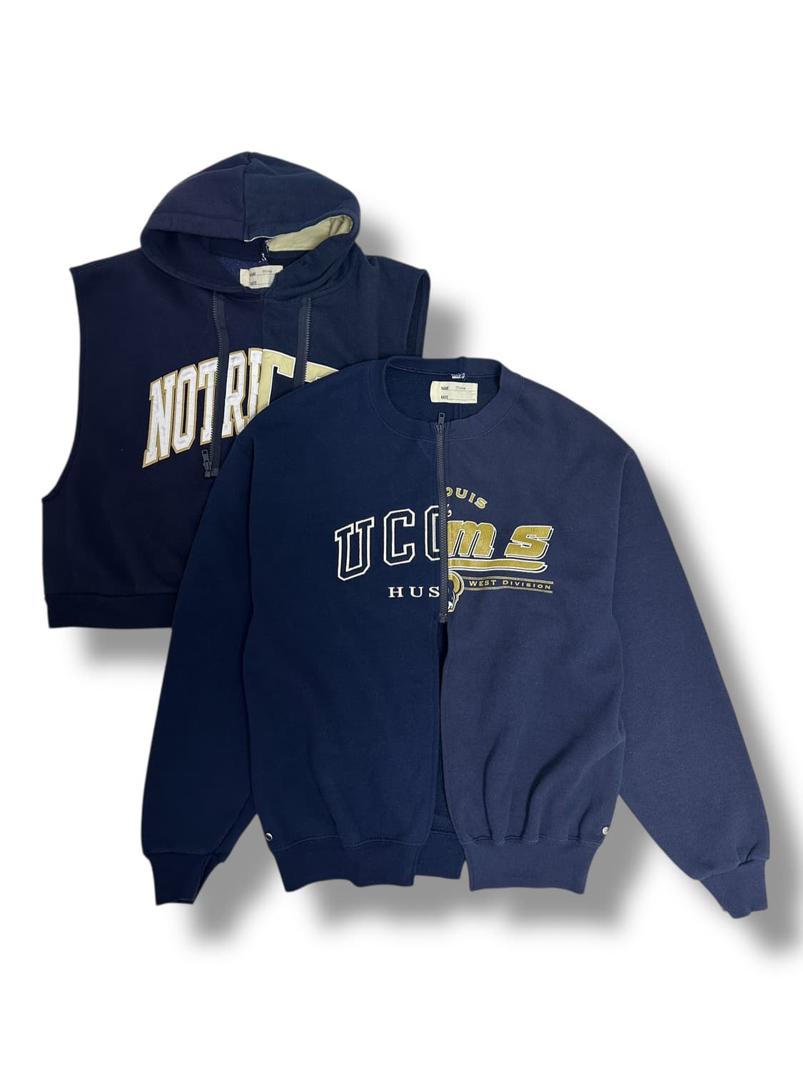 CIRCA ADJUSTABLE LENGTH LAYERED SWEATTOP 상품이미지1