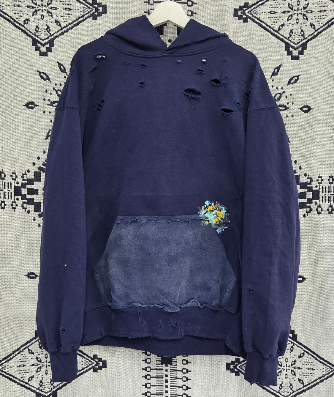 빈티지 페인트 후드 상품이미지1