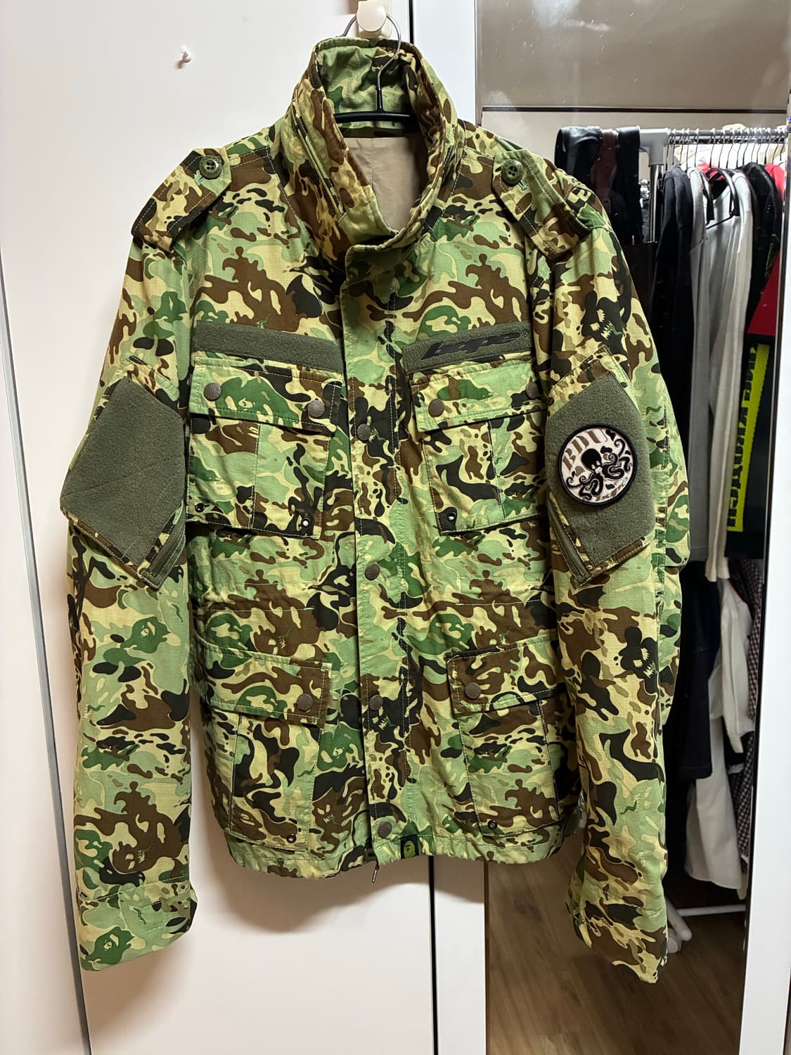 베이프 카모 밀리터리 자켓 상품이미지1