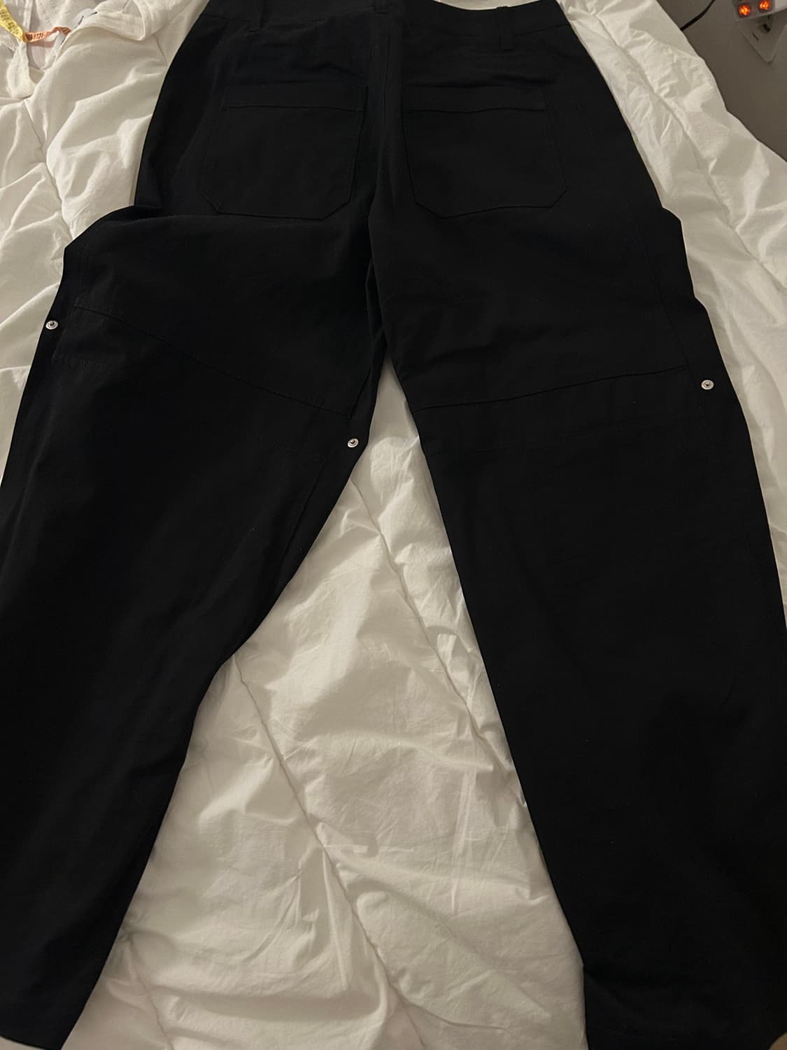 이에이 하이브리드 코튼 오버 팬츠 (블랙) [L] 상품이미지3