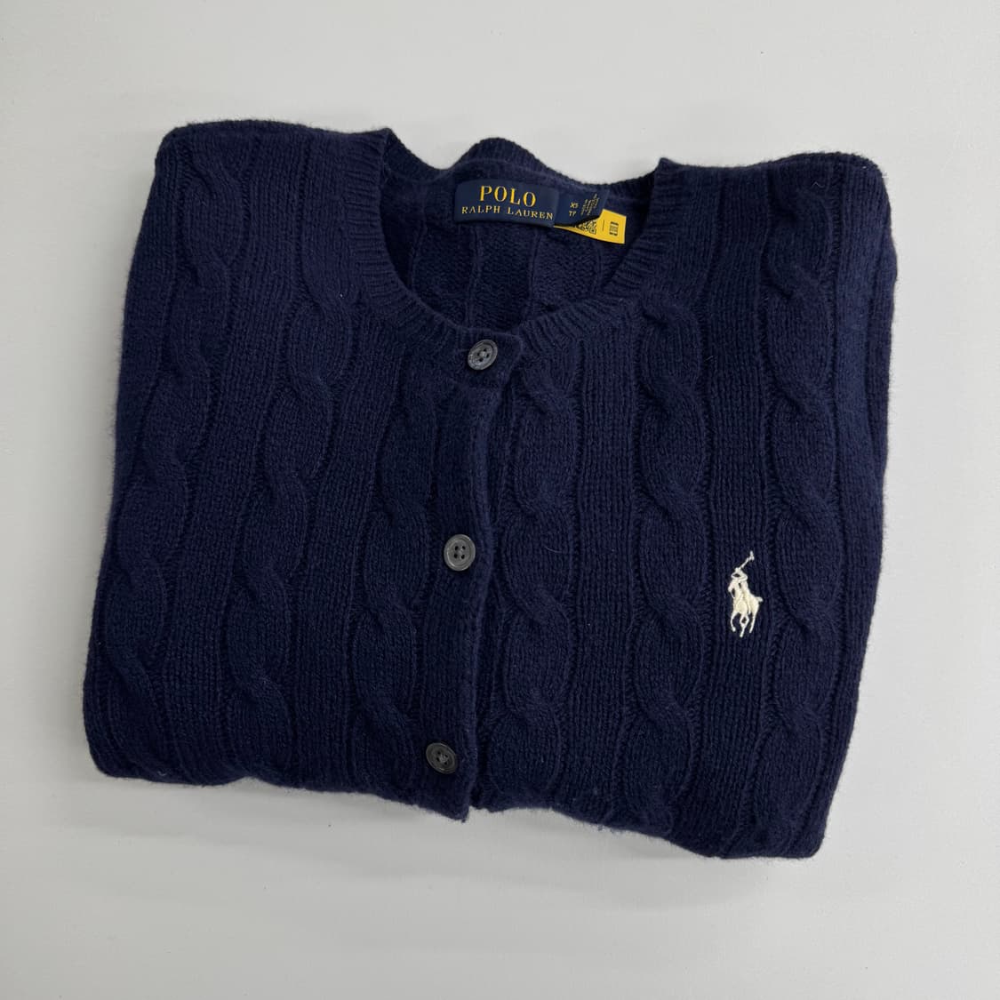 폴로 캐시미어 혼방 가디건  상품이미지1