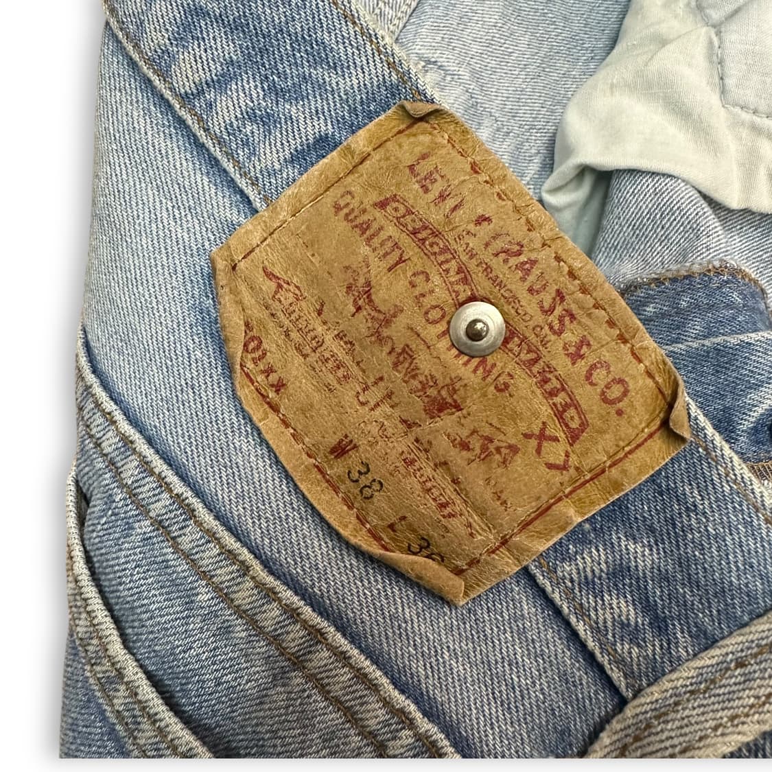 리바이스 501xx 빈티지 워싱 데님 팬츠 상품이미지5