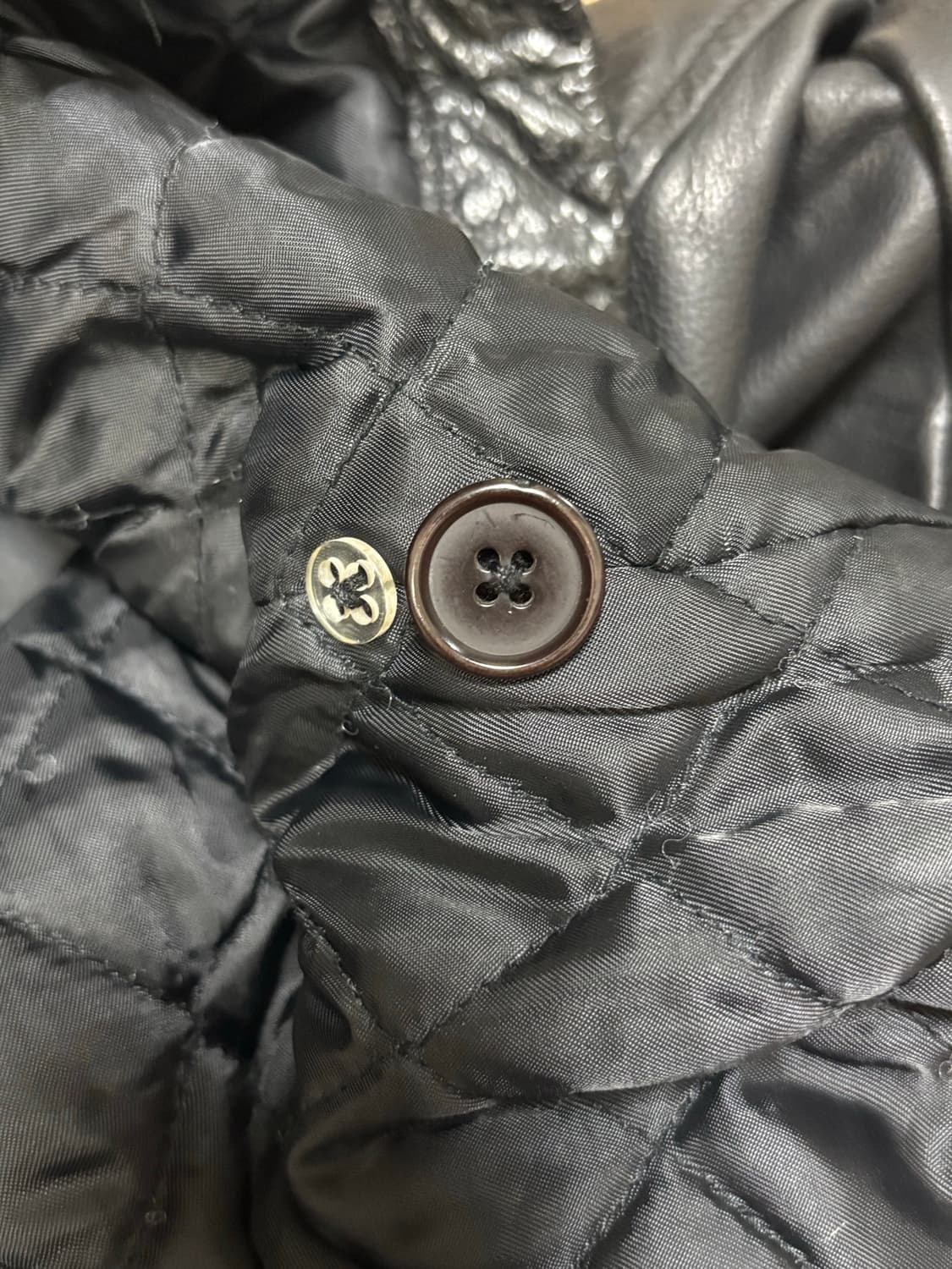 올드갭 리얼 레더 자켓 블랙 상품이미지9