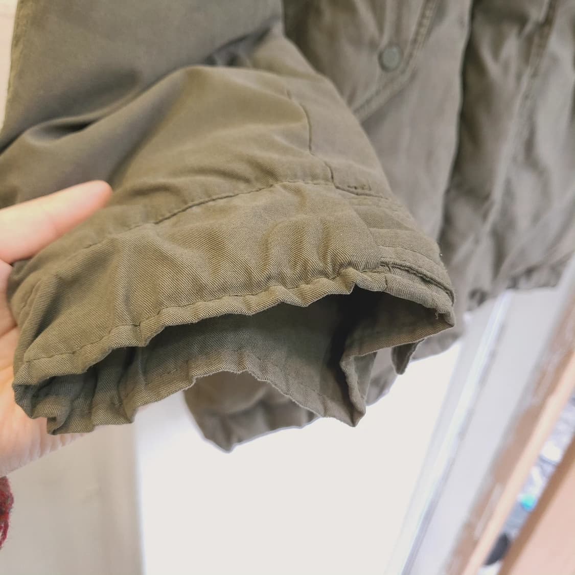 Vanake 여성 덕다운 야상 패딩점퍼 M 상품이미지5