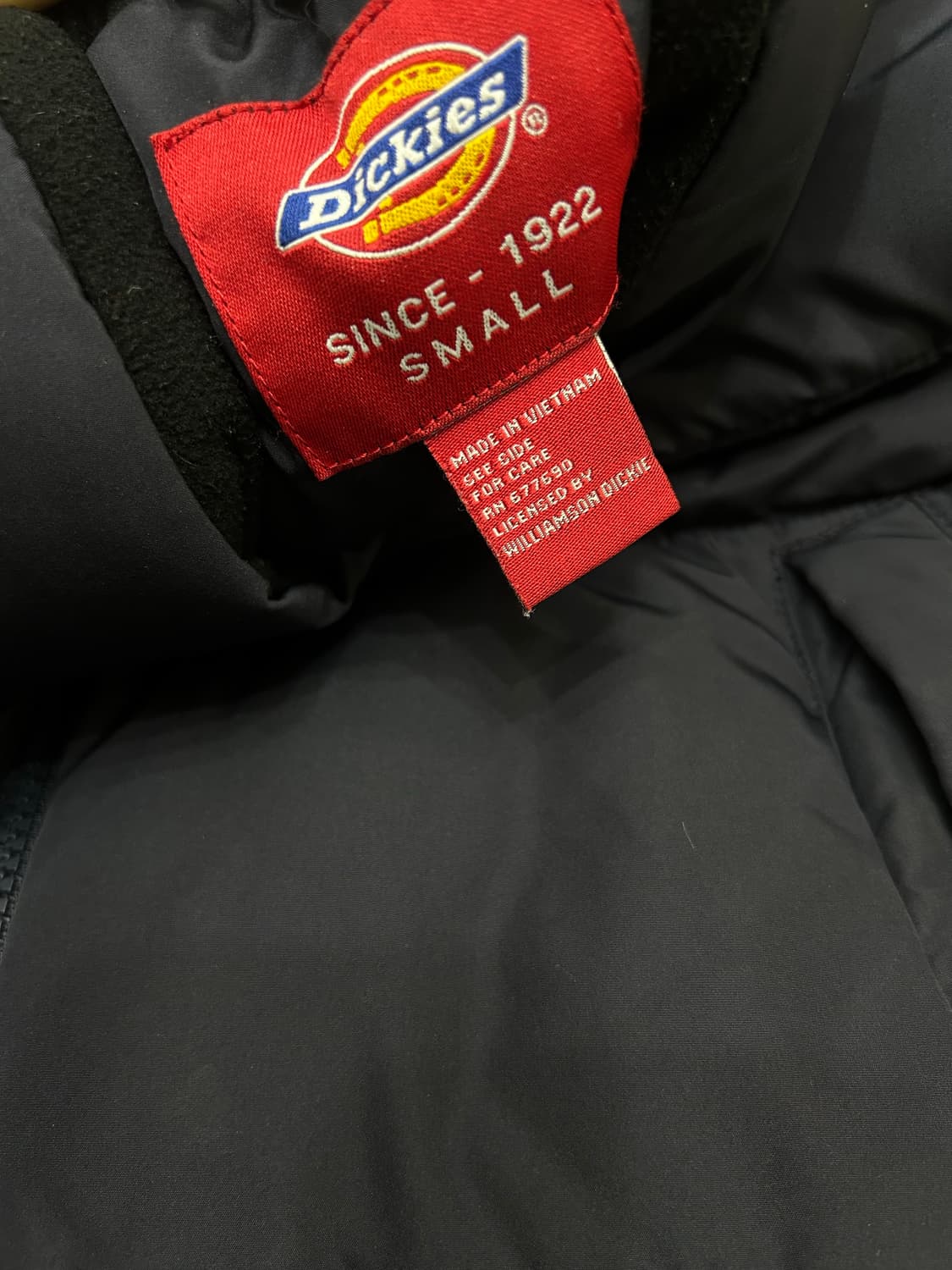 [S]디키즈 패딩조끼/네이비 상품이미지4