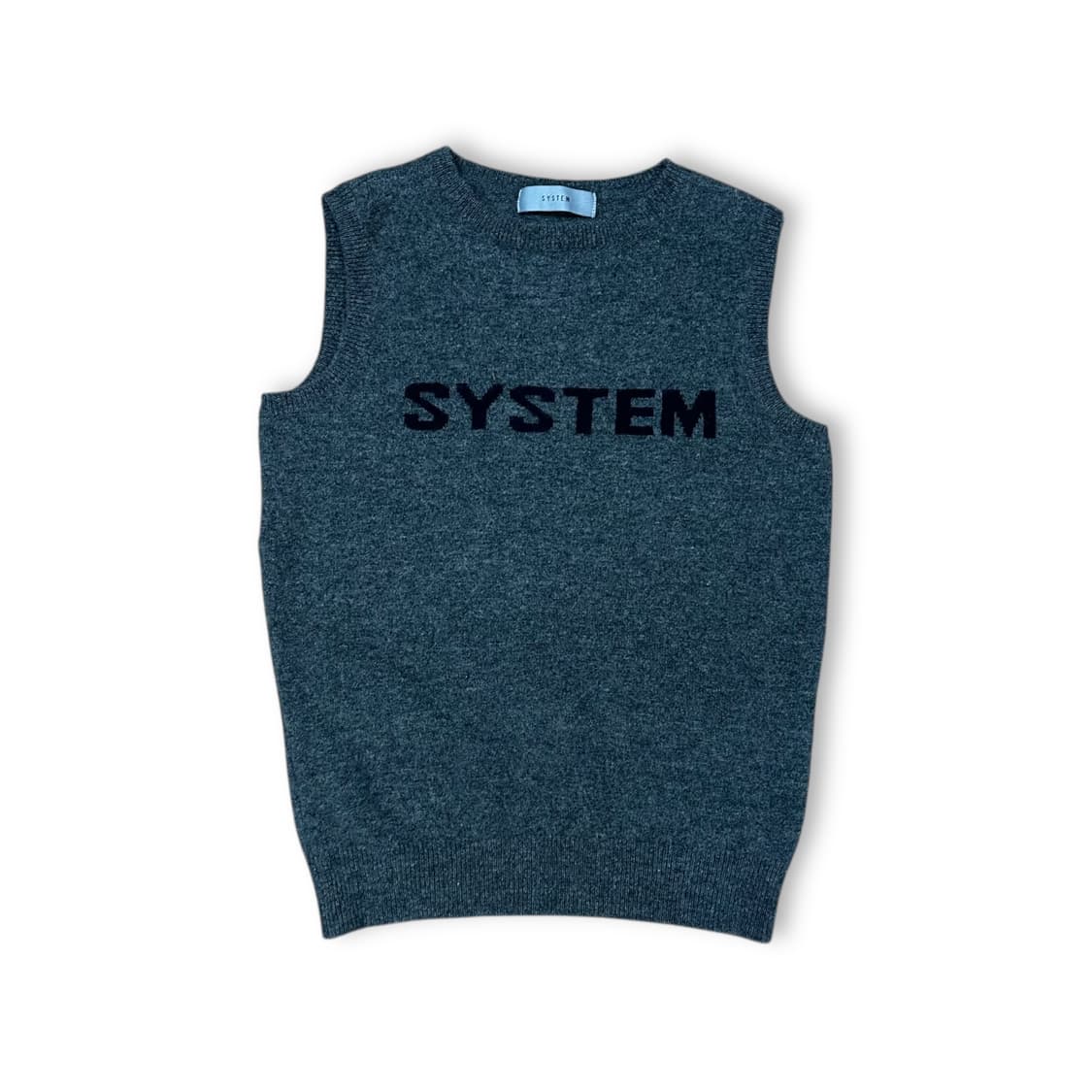 시스템 로고 니트 베스트 상품이미지1