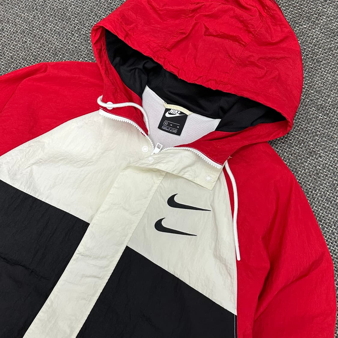 나이키 더블스우시 빈티지 배색 바람막이 M 상품이미지4