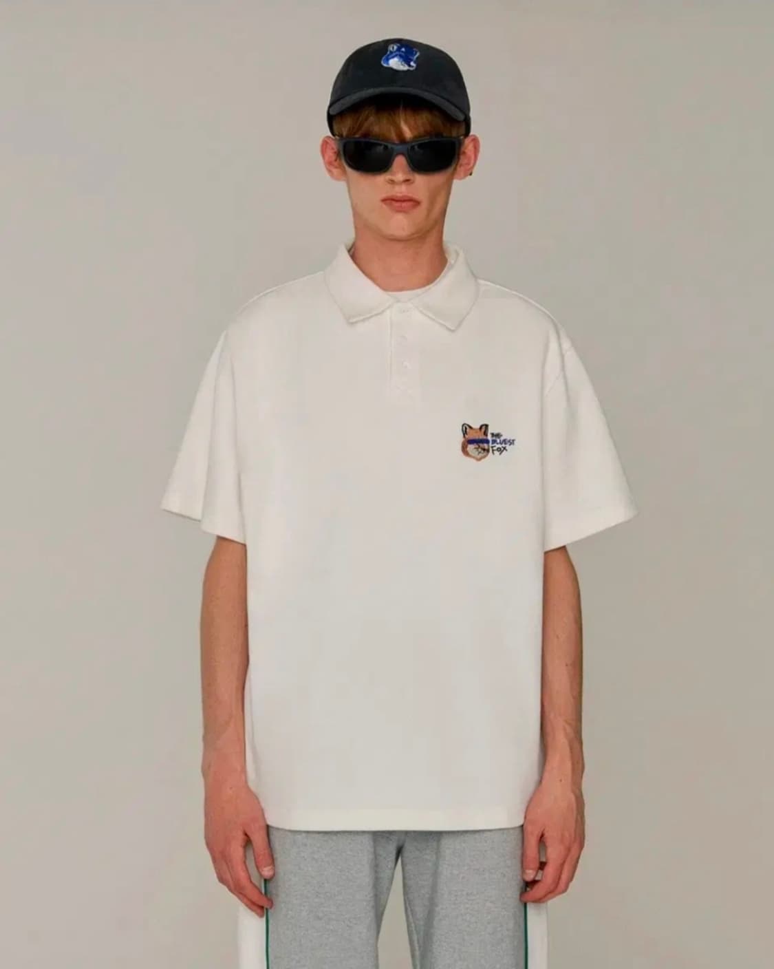 아더에러 메종키츠네 폴로 티셔츠 새상품 A1 pk 카라 반팔 상품이미지1