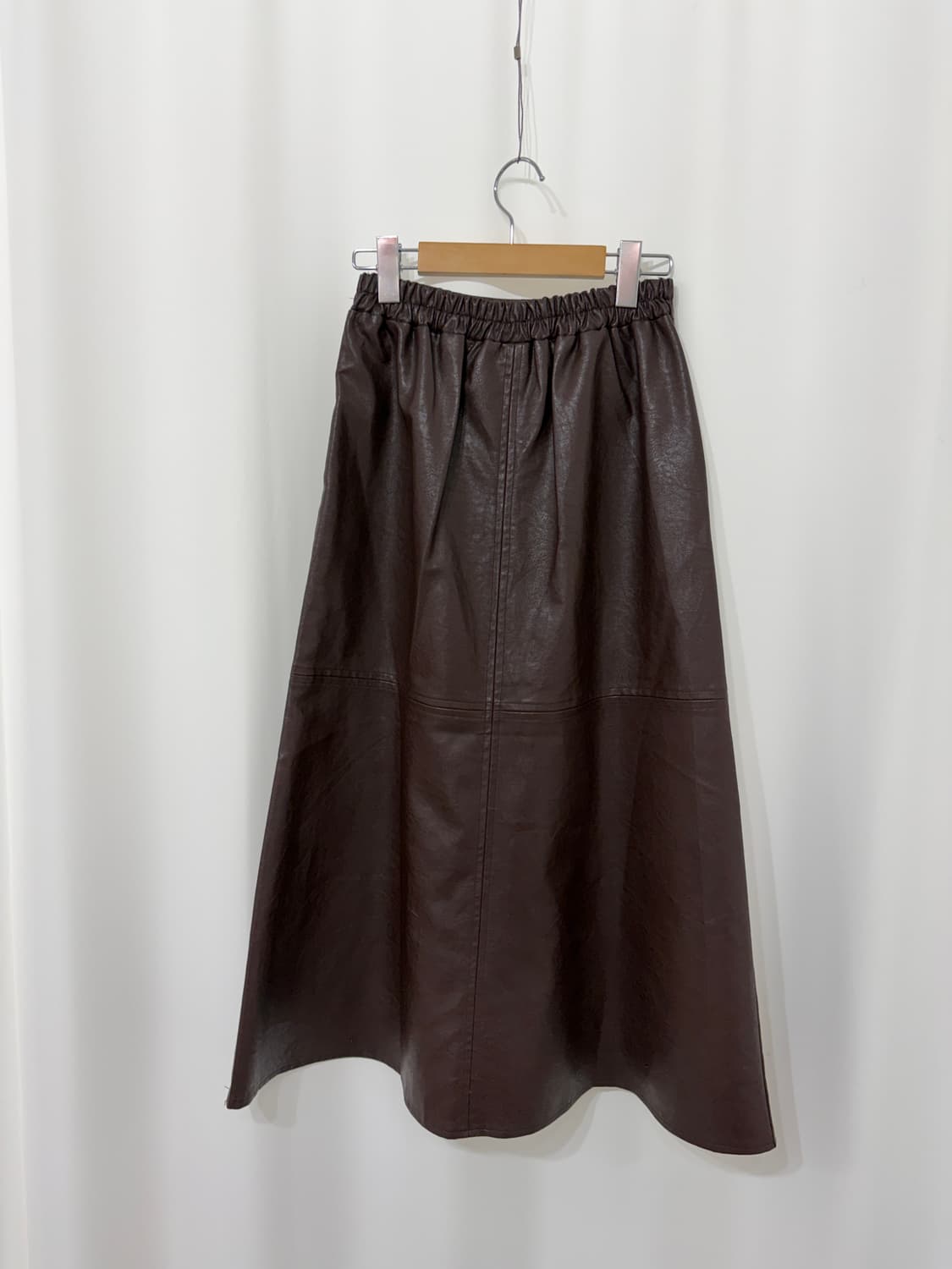 vintage fake leather skirt 상품이미지4