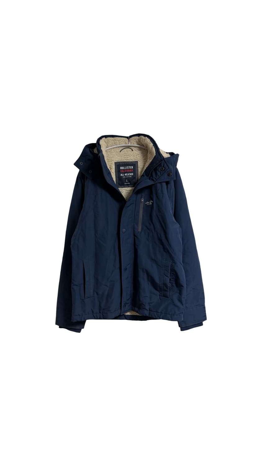 홀리스터 올웨더 쉐르파 안감 후드 자켓 상품이미지1