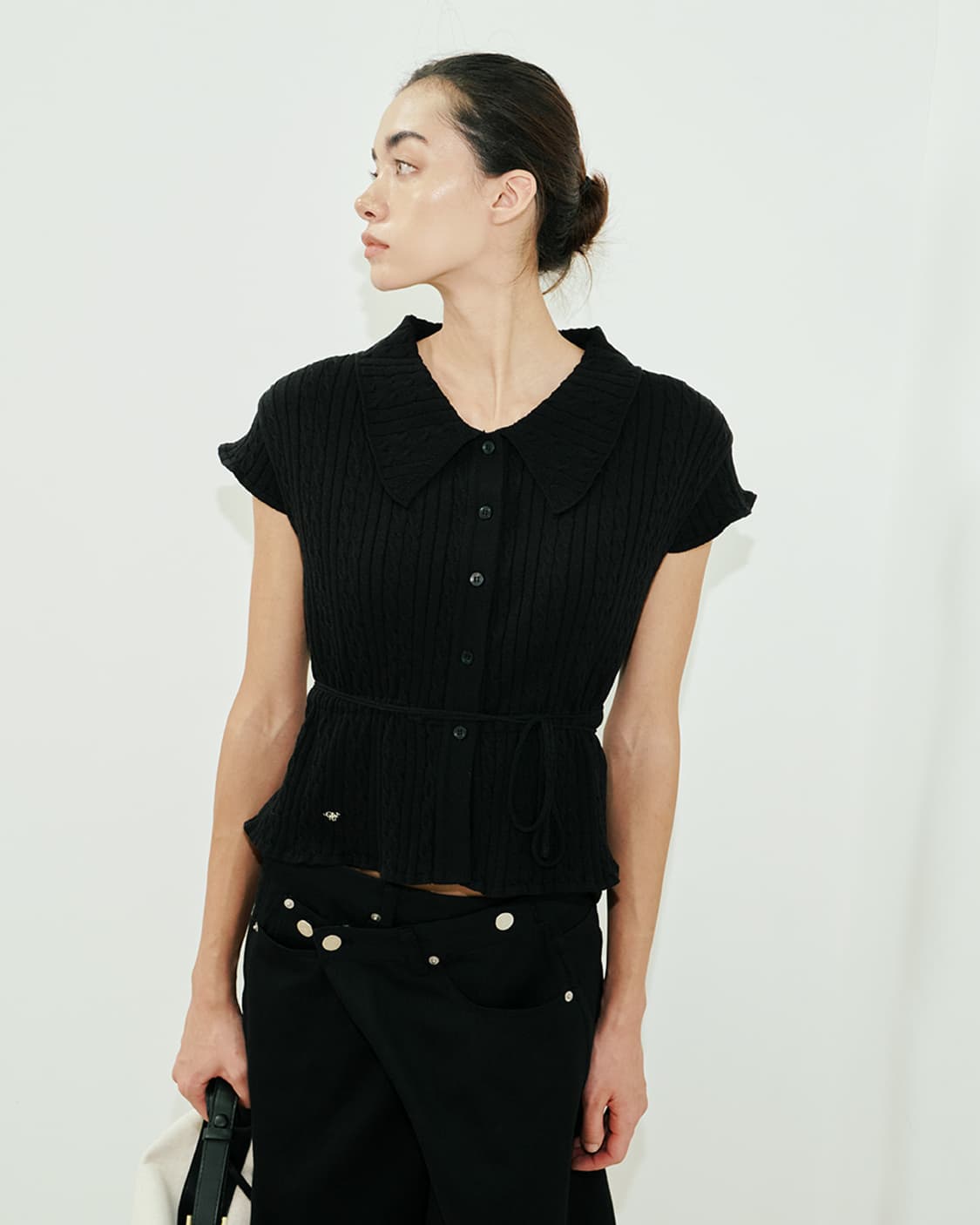 위메농 데이지 코튼 니트 상품이미지1