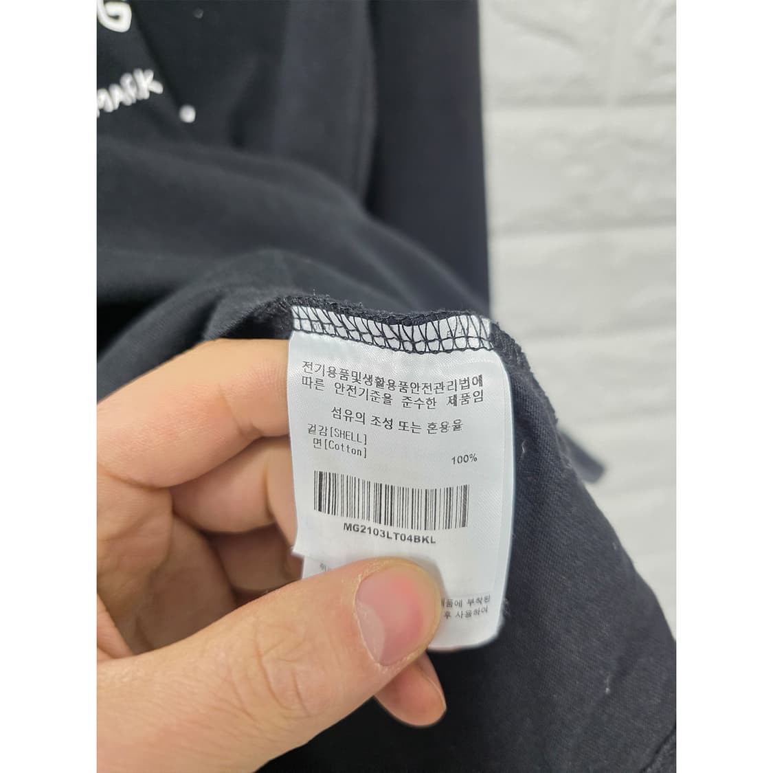 택포) 마크 곤잘레스 긴팔 티셔츠 블랙 L 상품이미지3
