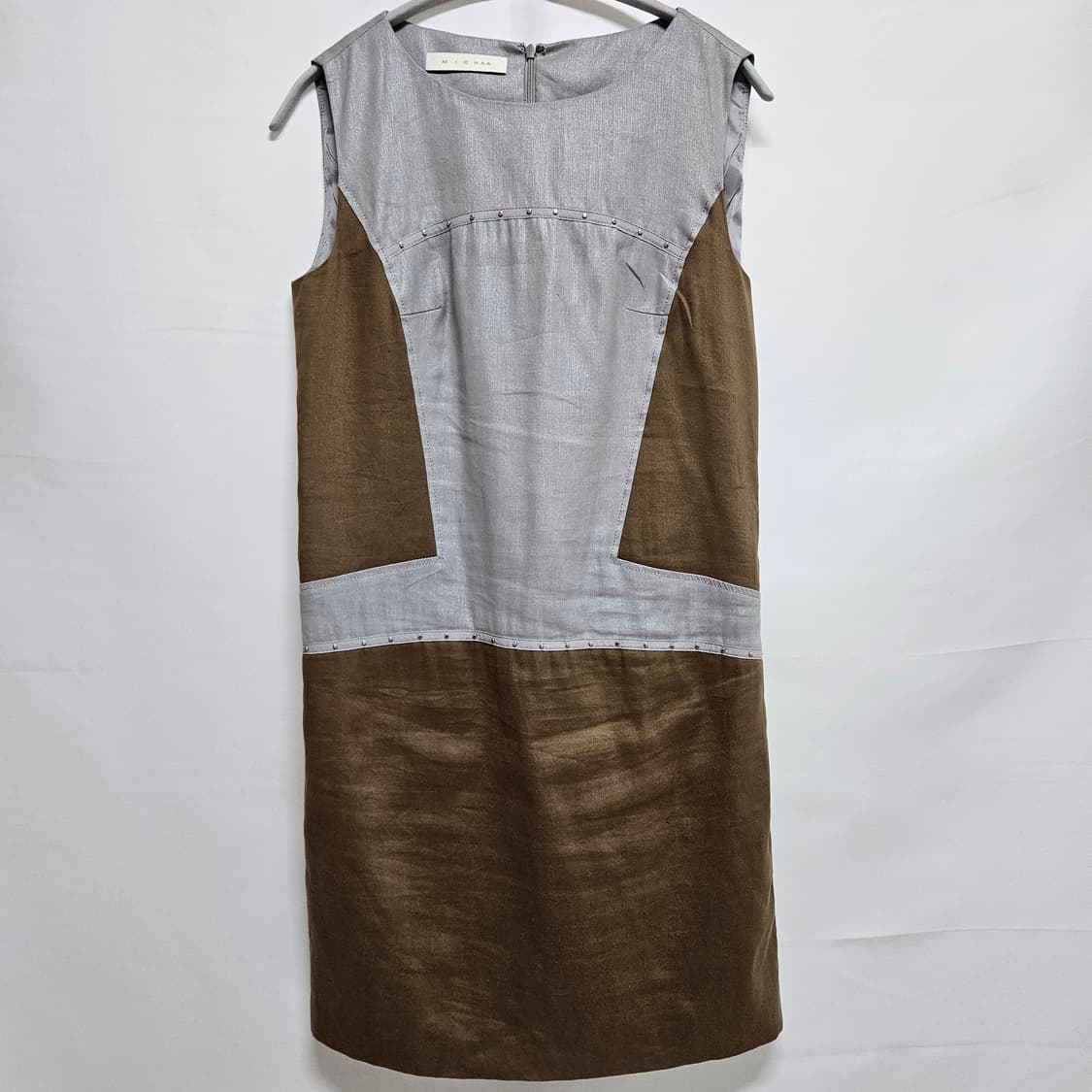 미샤 슬리브리스 린넨 원피스 55 상품이미지1