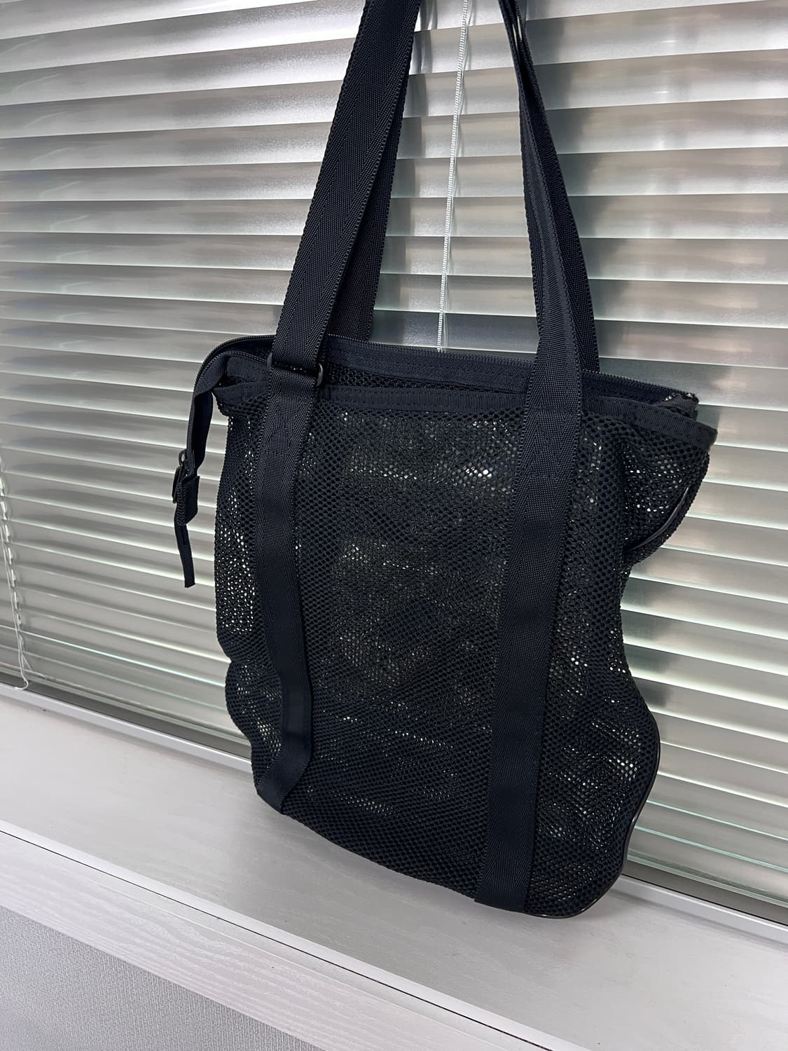 PORTER-MESH SHOULDER TOTE BAG (Black) 상품이미지5
