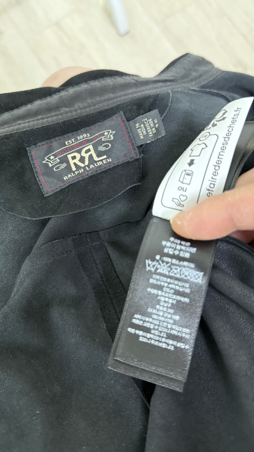 Rrl 더블알엘 웨스턴 스웨이드레더셔츠 상품이미지5