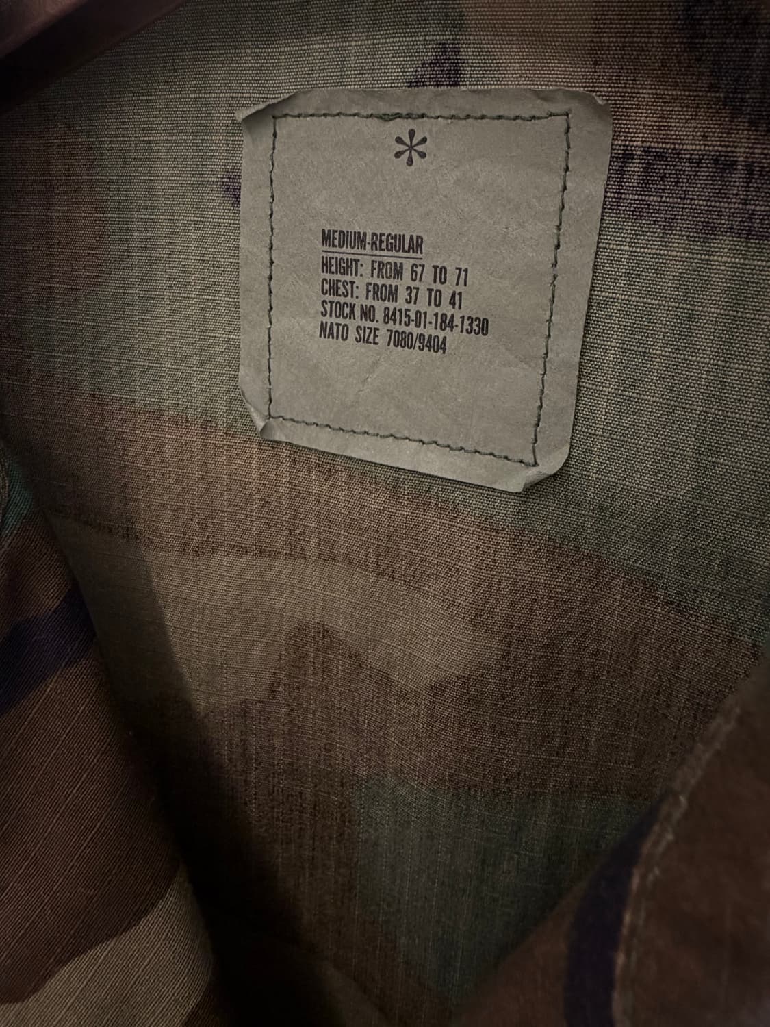 US ARMY 립스탑 우드랜드 퍼티그 자켓 상품이미지4