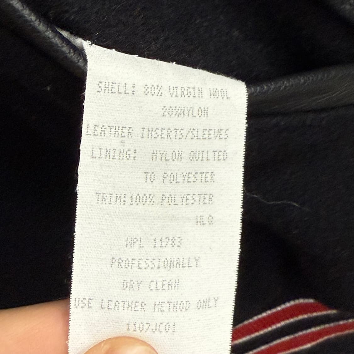 Made in usa holloway 미제 바시티 지켓 xl 상품이미지3