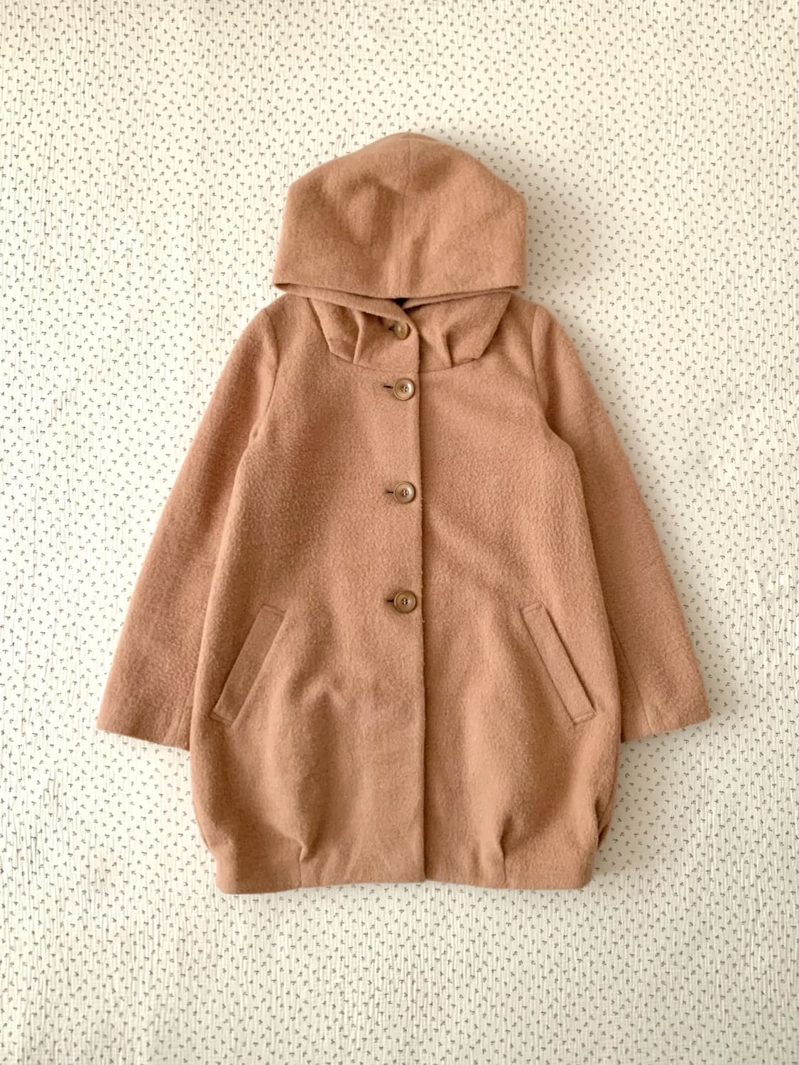 부클 벌룬 후드 코트 상품이미지1