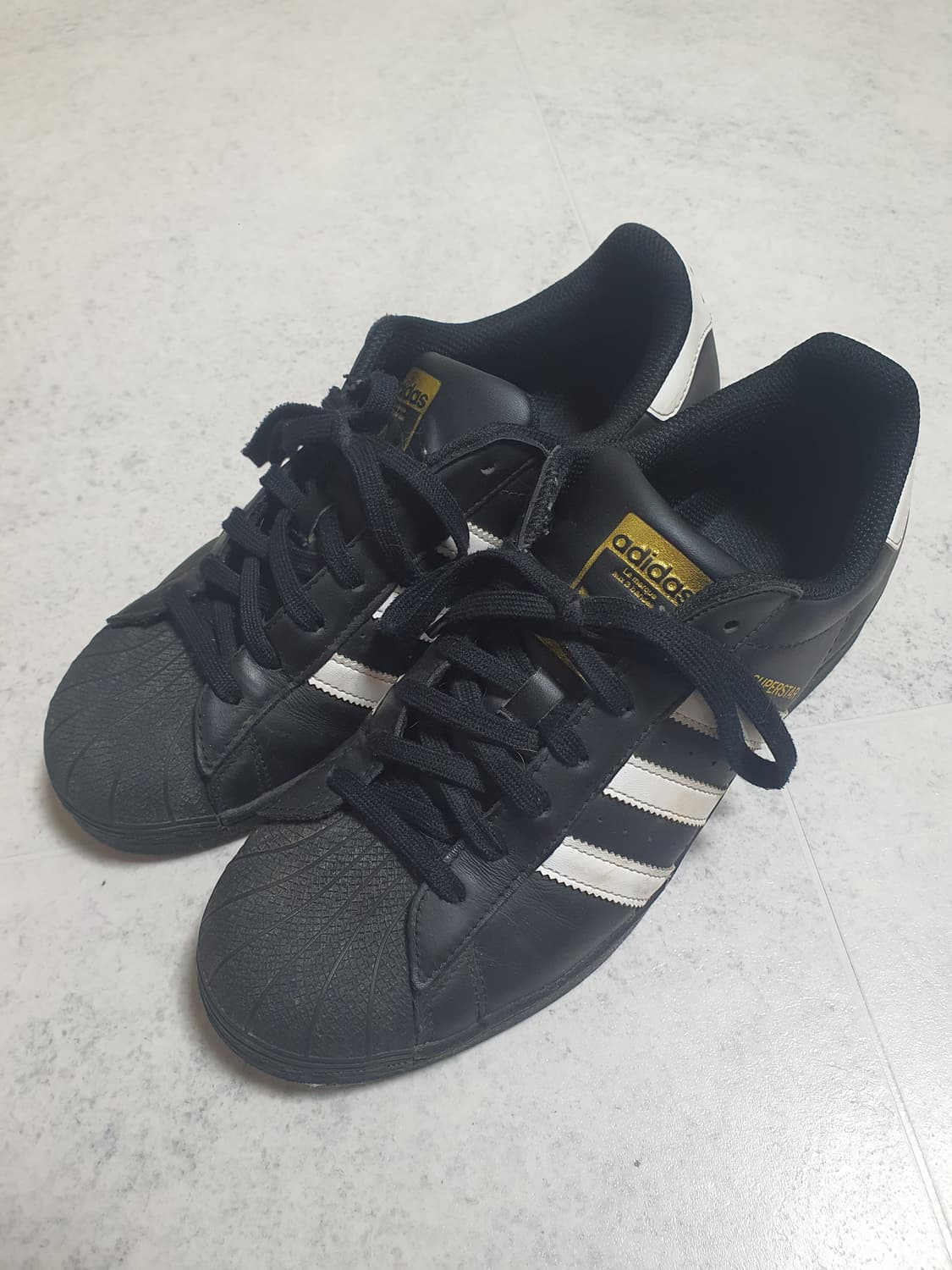 아디다스 슈퍼스타 블랙 화이트 275 상품이미지1