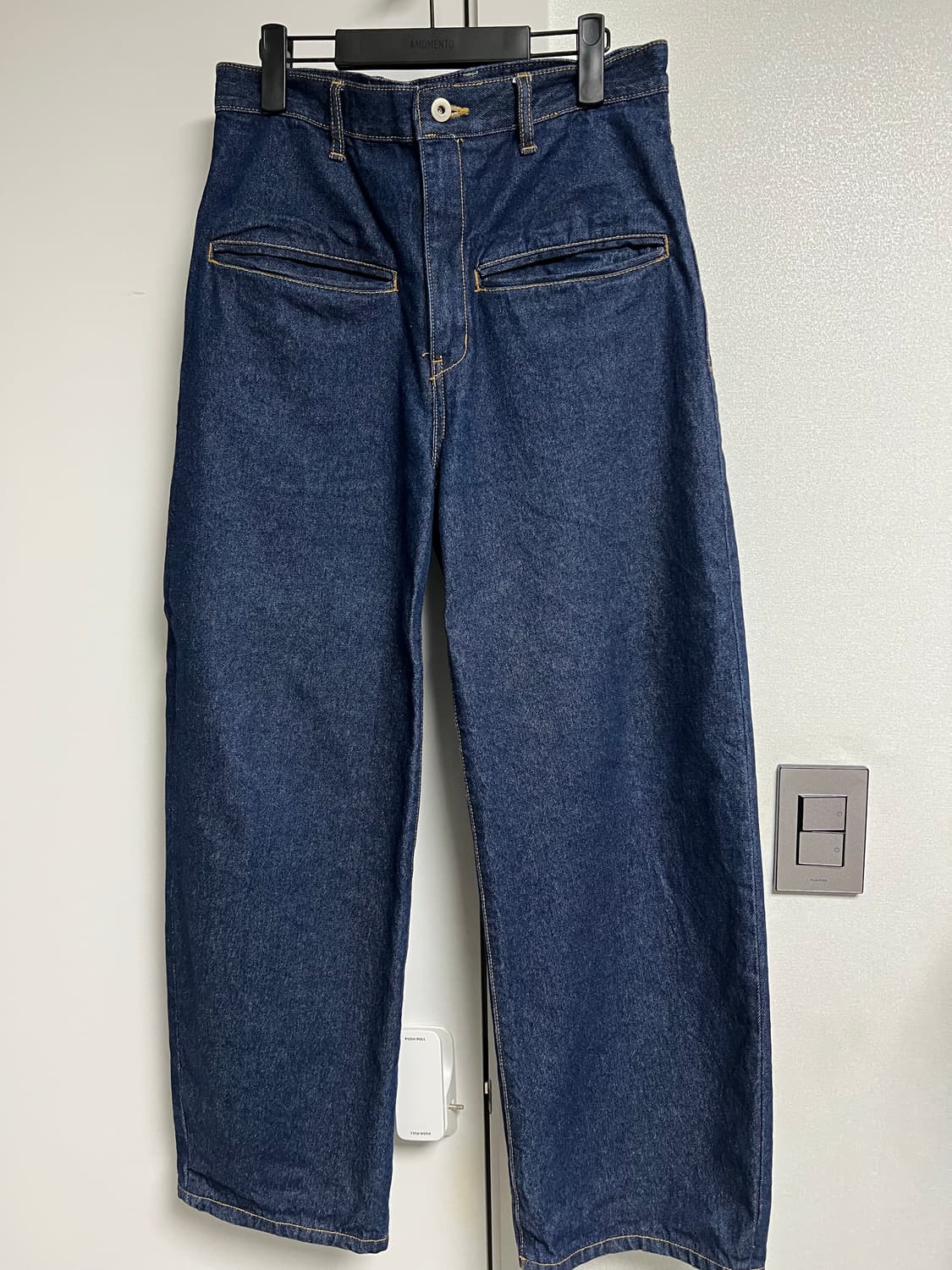 Aieul Curved Jeans_Indigo 상품이미지1