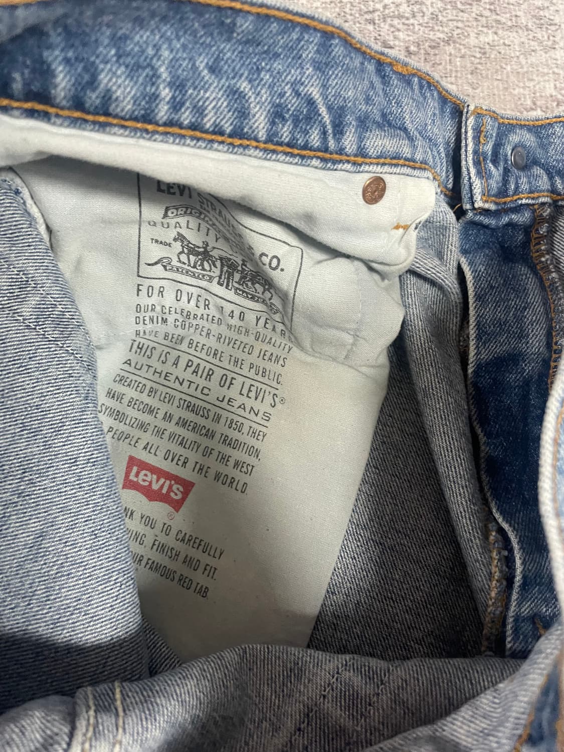 MADE IN USA Levis 560 7부컷팅 상품이미지8