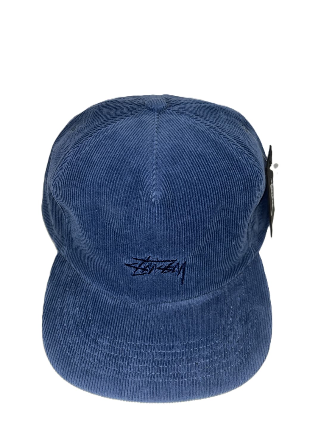 스투시 스탁 8볼 코듀로이 스트랩백 블루 상품이미지1