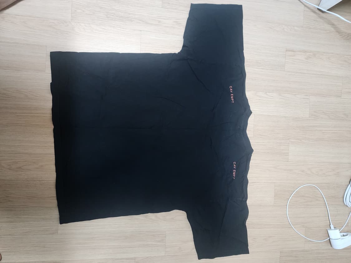 [XL] 카브엠트 그래픽 빅 티셔츠 블랙 상품이미지2