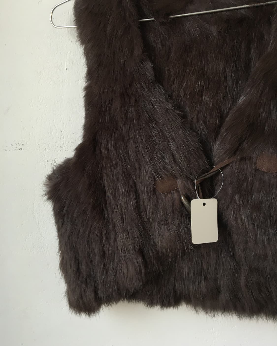 Rabbit fur vest 상품이미지3