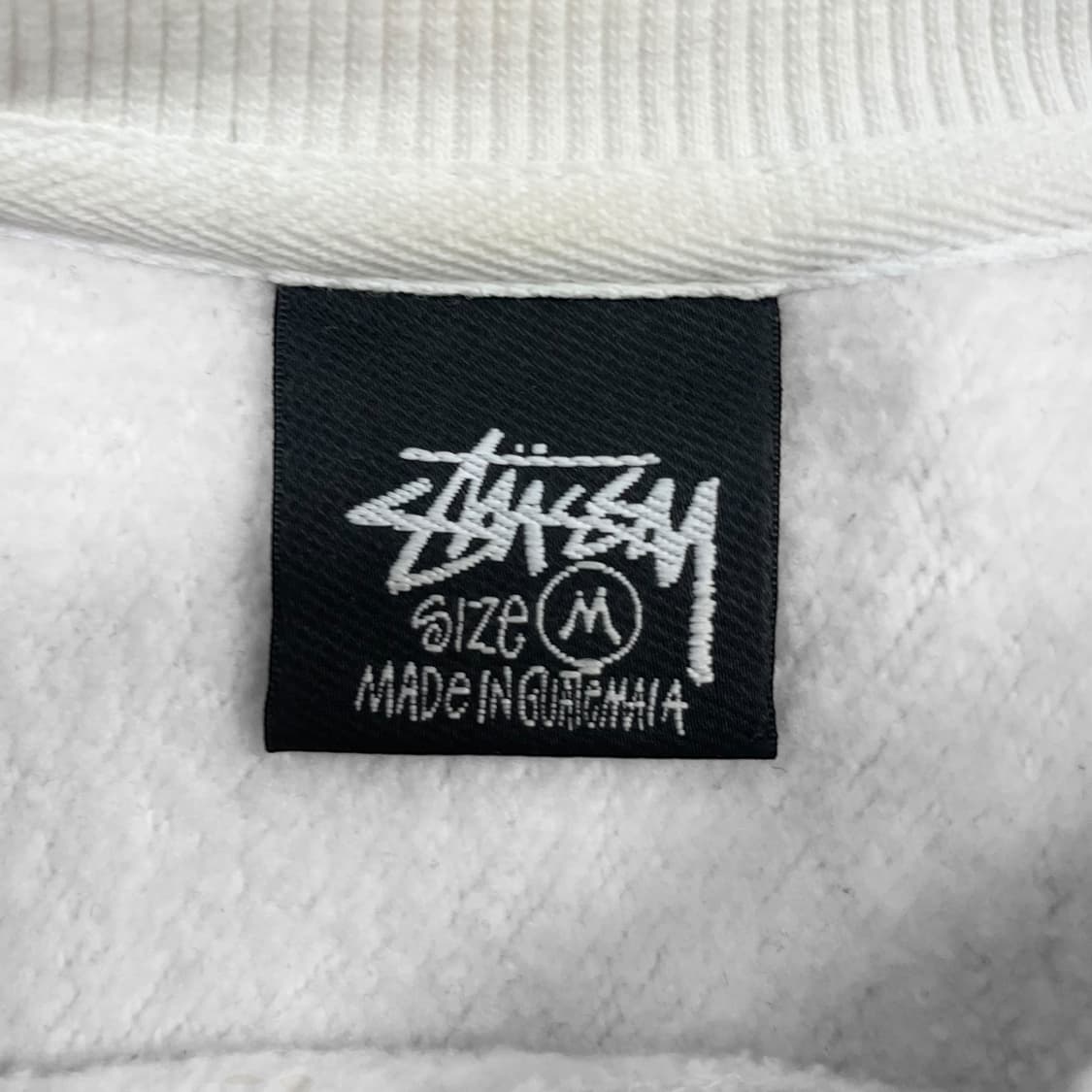 스투시 Stussy 베이직 로고 크루넥 맨투맨 화이트 상품이미지5