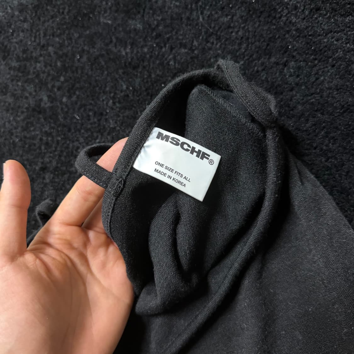 미스치프 캐미솔 나시 탱크 탑 블랙 상품이미지4