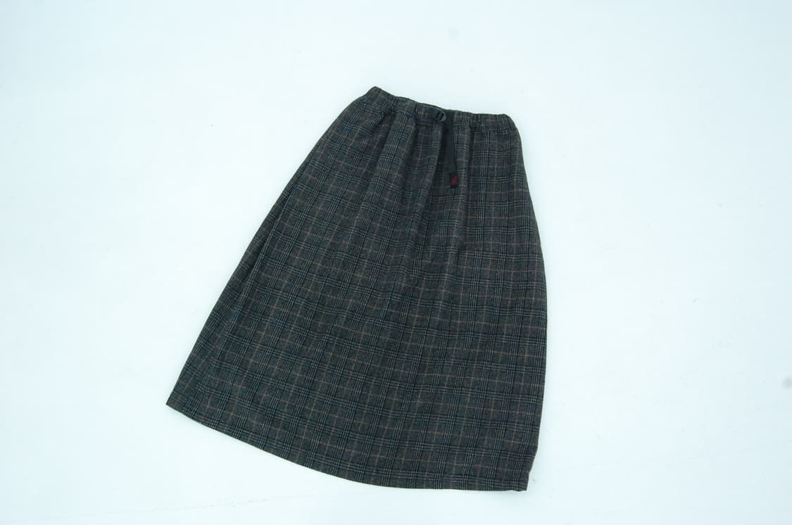 Gramicci wool blend check skirt 상품이미지1