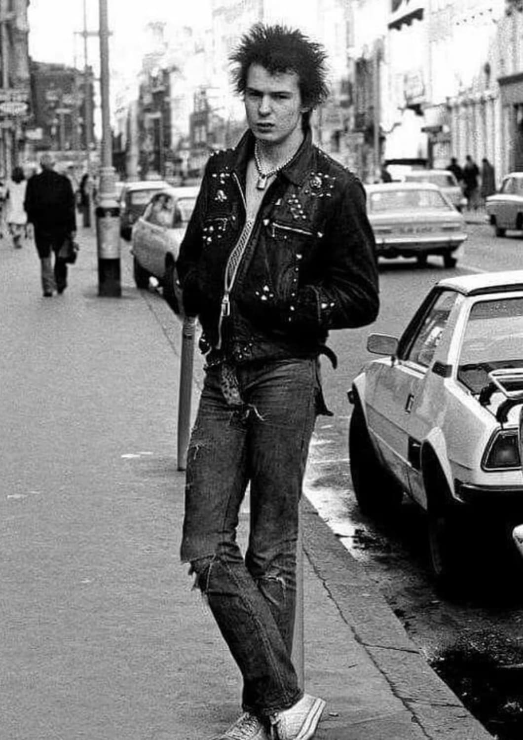 발망 11ss 시드비셔스 레더 자켓 상품이미지1