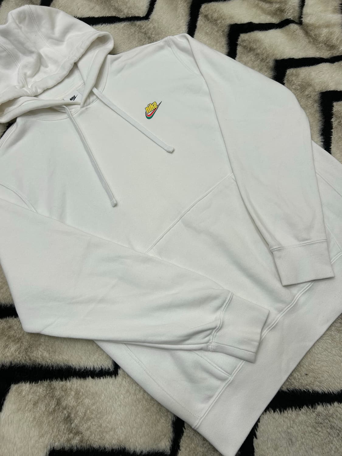 [L]나이키 스포츠 Keep it Clean 후드/화이트/기모 상품이미지4