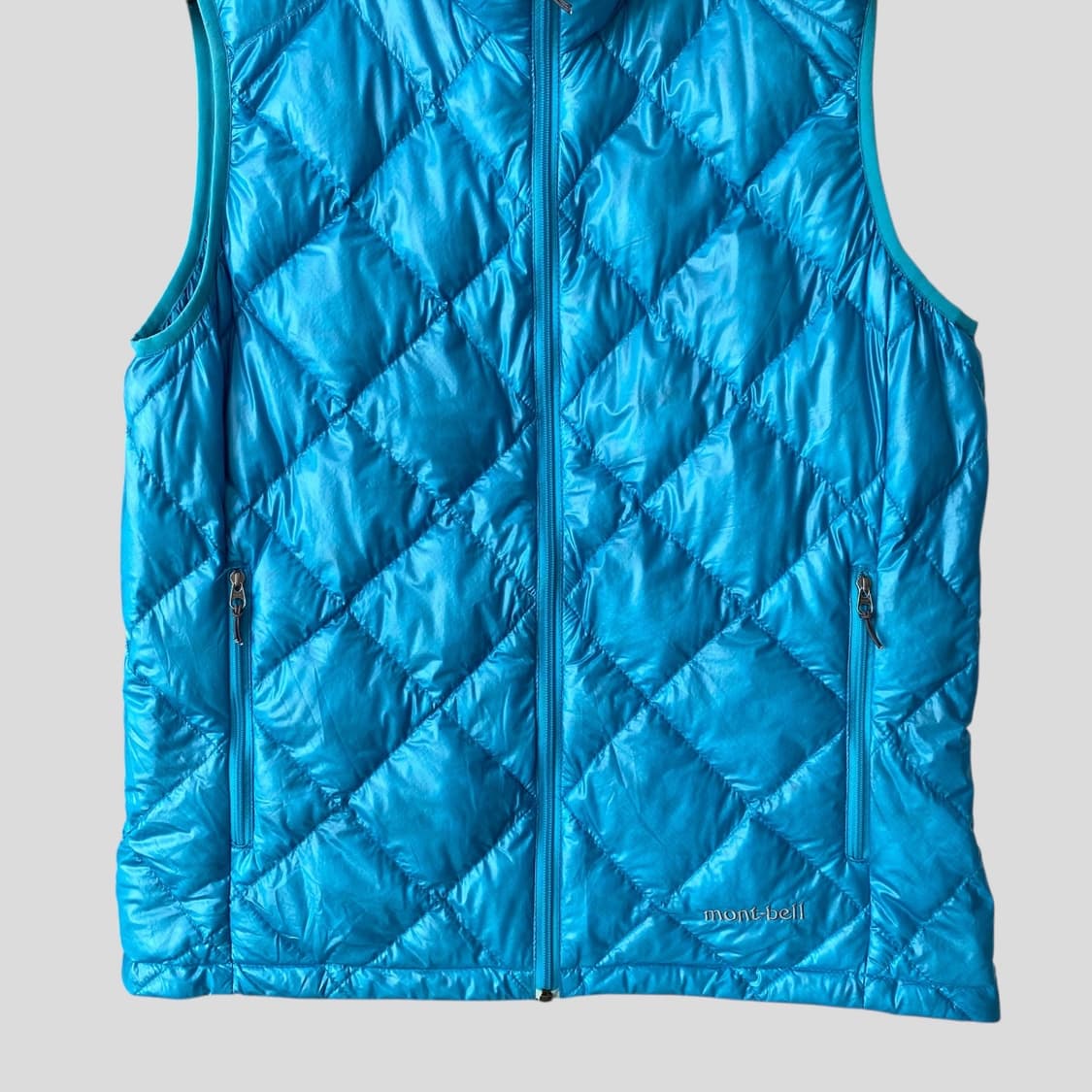 (여성M)몽벨 퀼팅 경량 패딩 다운베스트 상품이미지4