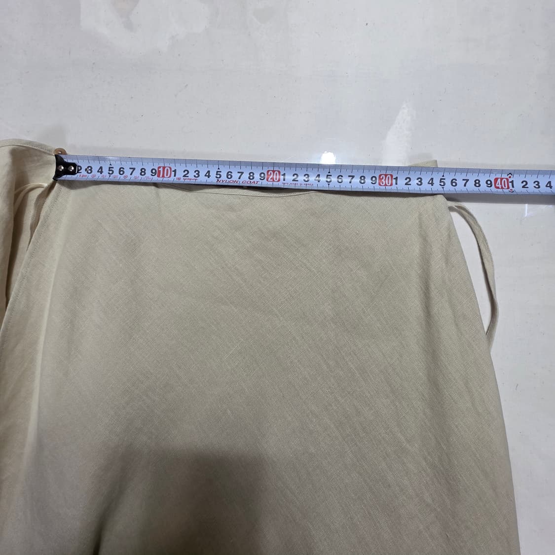 1127 마시모두띠 랩 롱스커트 베이지 Xs 상품이미지3