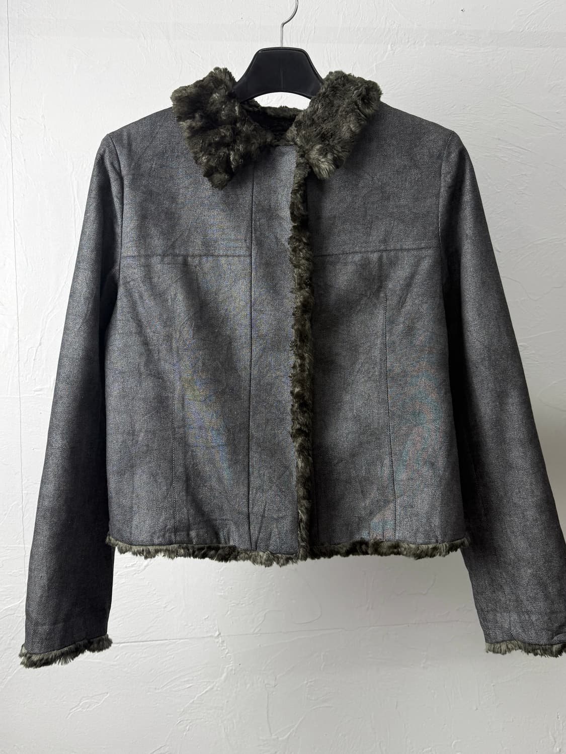 Stencil 퍼 트리밍 자켓 상품이미지2