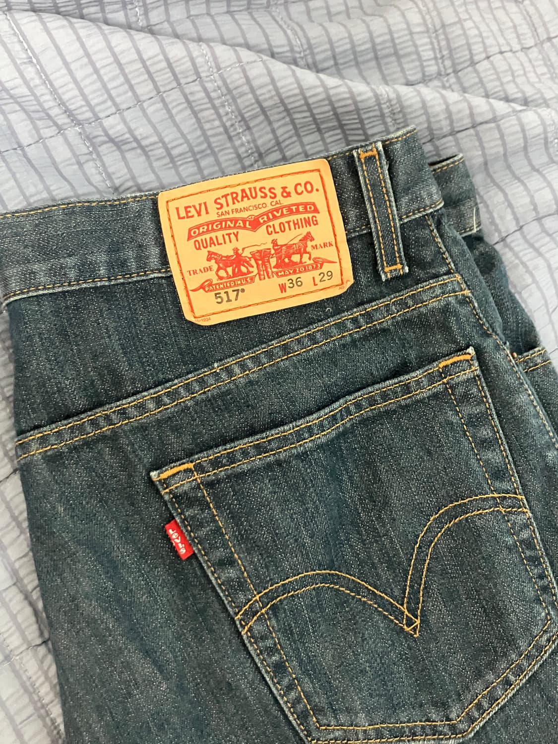 (36 X 29) 리바이스 517 부츠컷 데님 상품이미지2