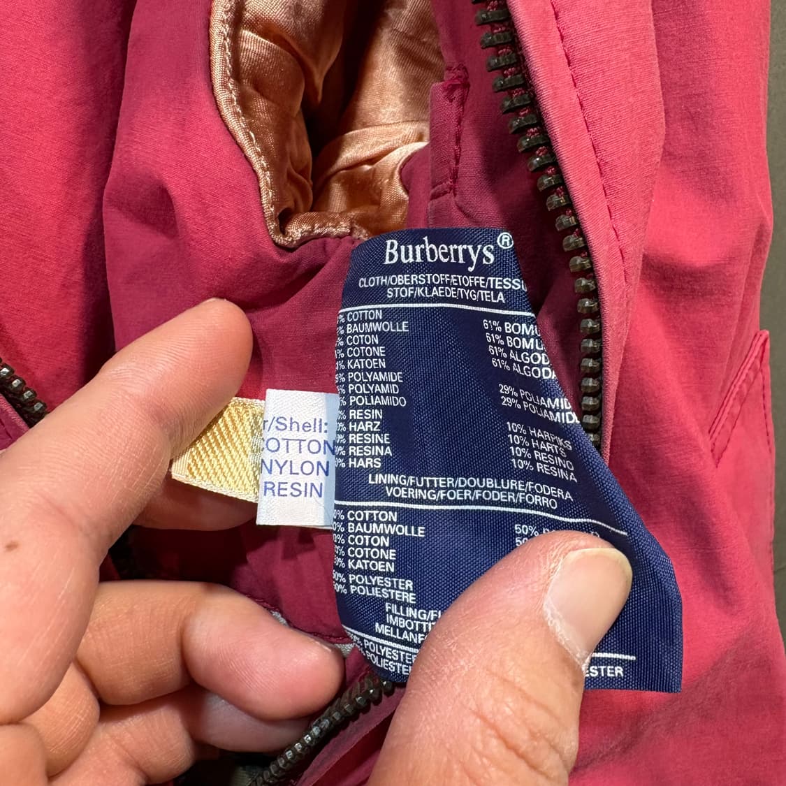 [M] BURBERRY 버버리 빈티지 바라쿠타 블루종 상품이미지7