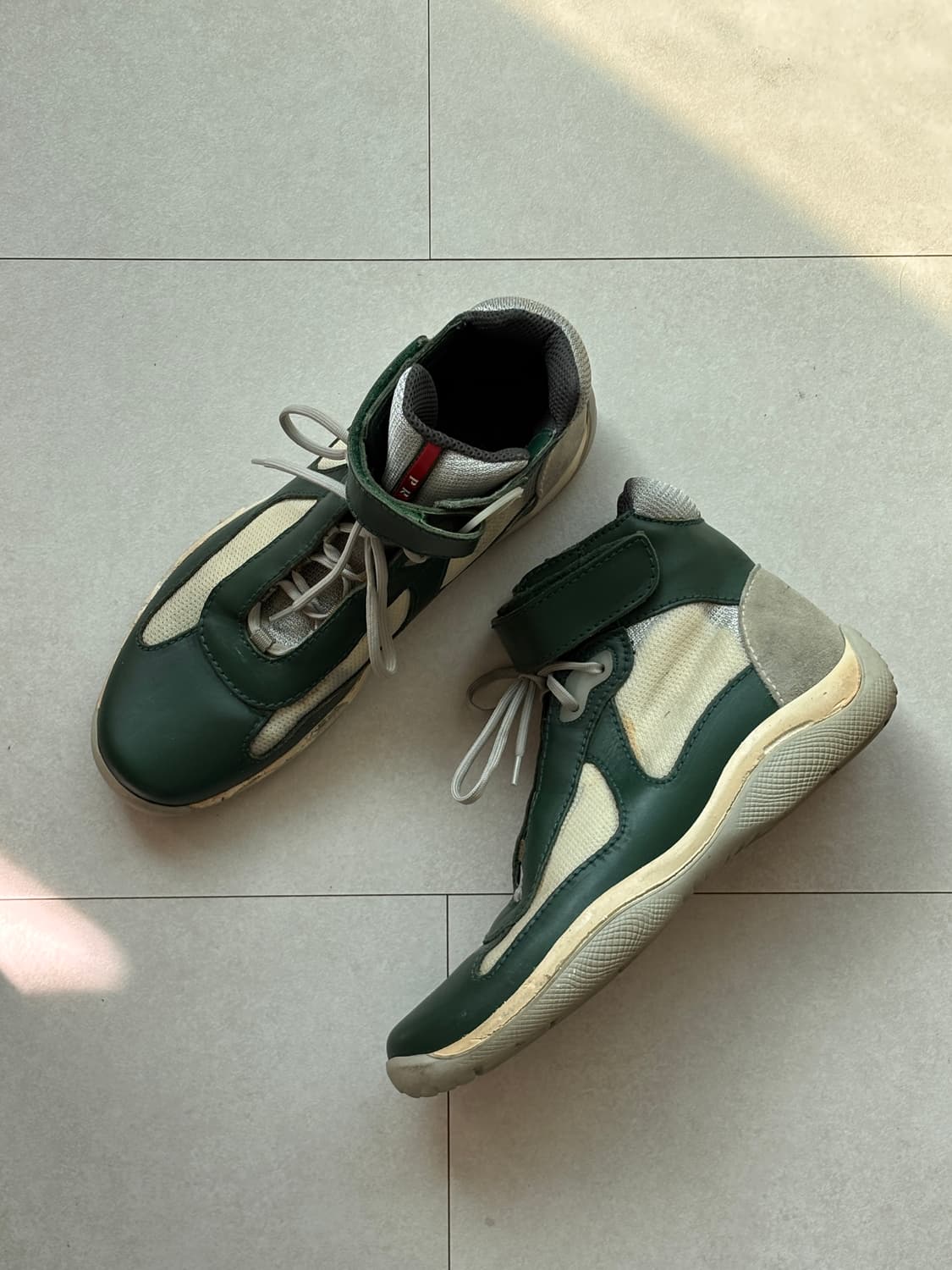90s Prada Sport America’s Cup High Green 상품이미지2