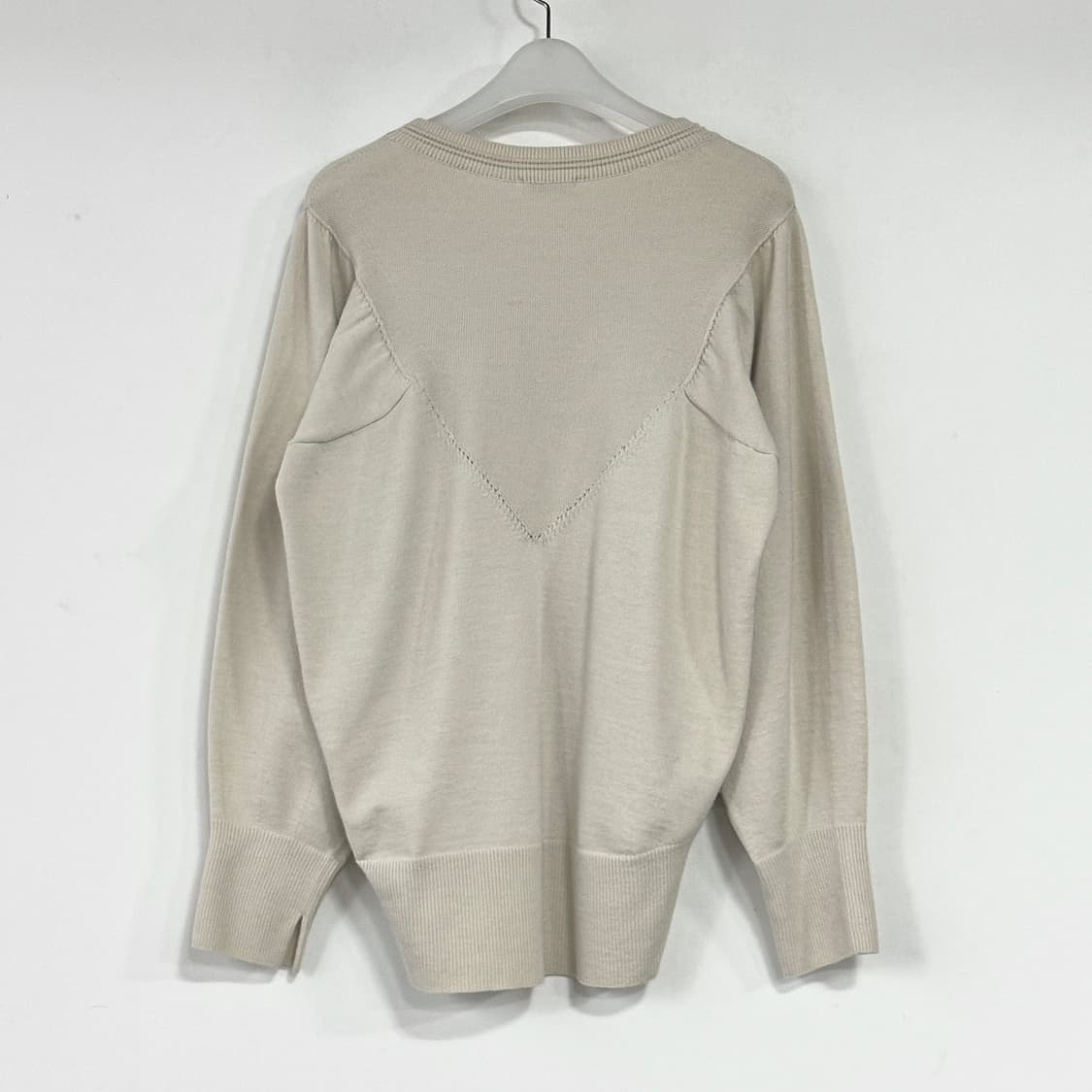 시스템 텍스처 블록 니트 탑 상품이미지5