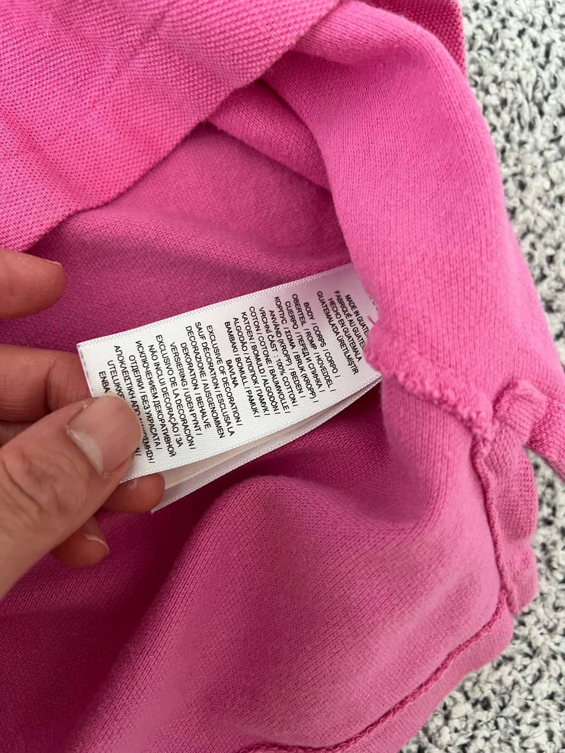 폴로 랄프 로렌　 시그니처 핑크 피케 폴로 셔츠 상품이미지5