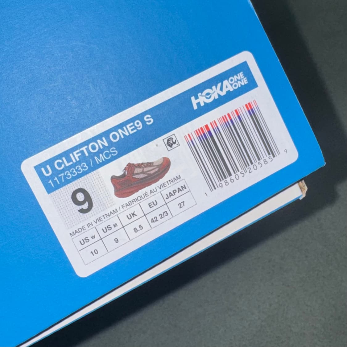 호카 클리프톤 One9 S 미네랄 브라운 270 size 상품이미지7