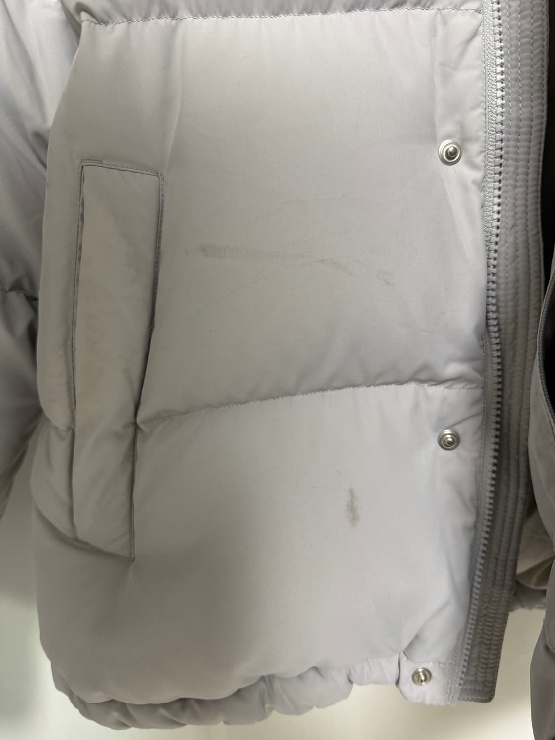 인사일런스 숏패딩 (그레이) 상품이미지5