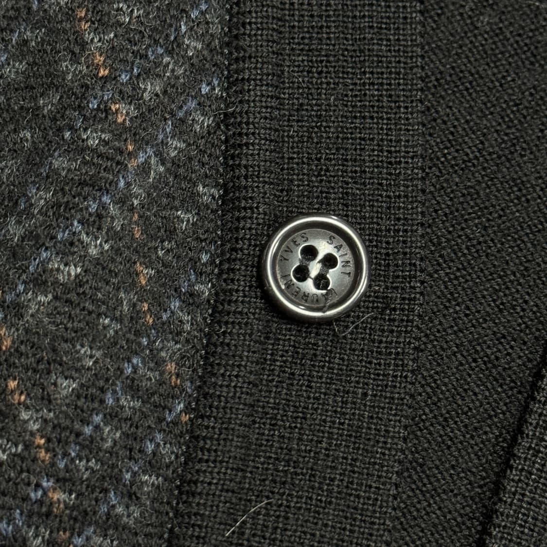 입생로랑 90s 빈티지 패턴 자수 가디건 105 상품이미지4