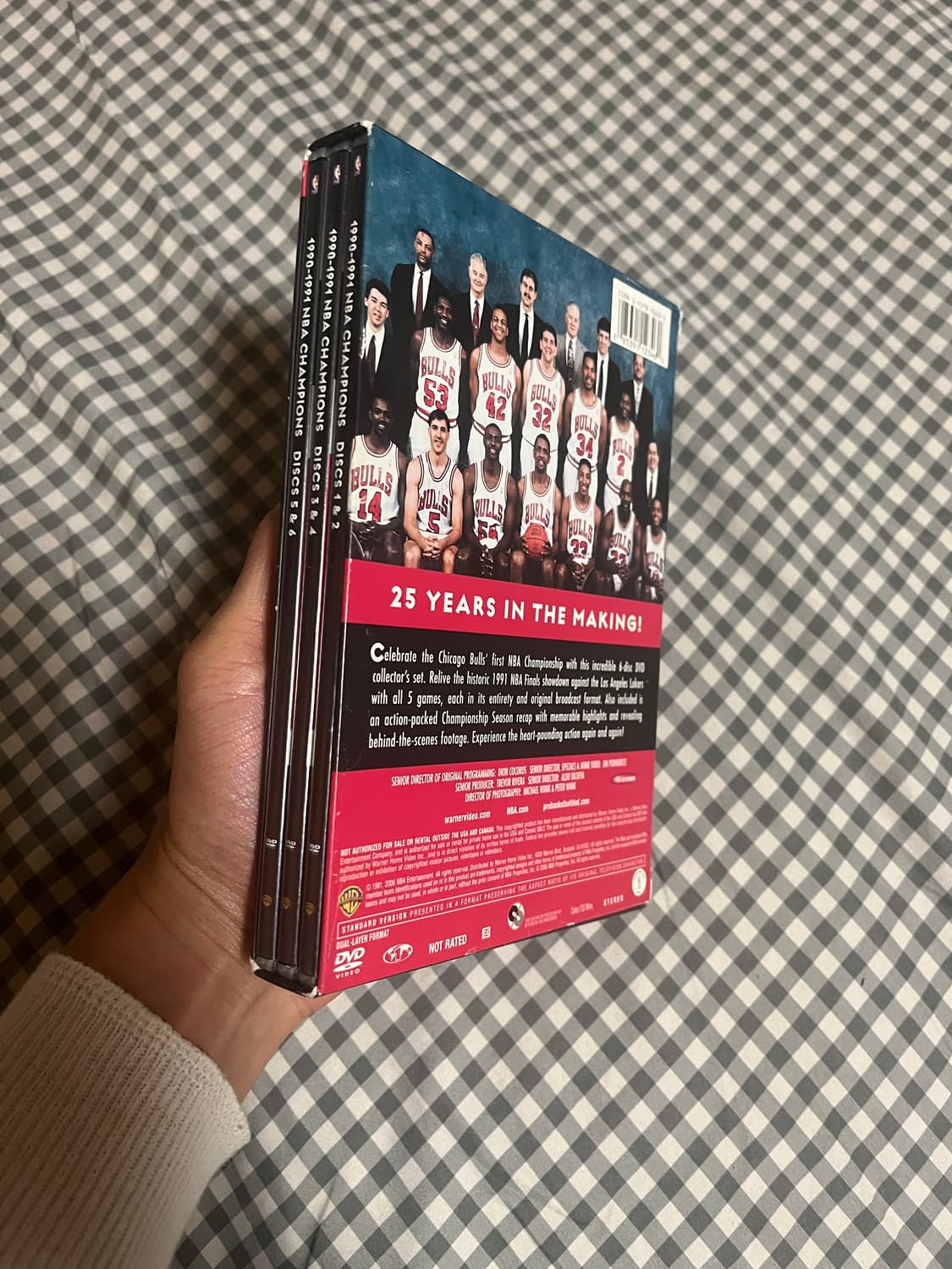 1991년 불스 대 레이커즈 파이널 다큐 DVD 6장 셑 상품이미지5