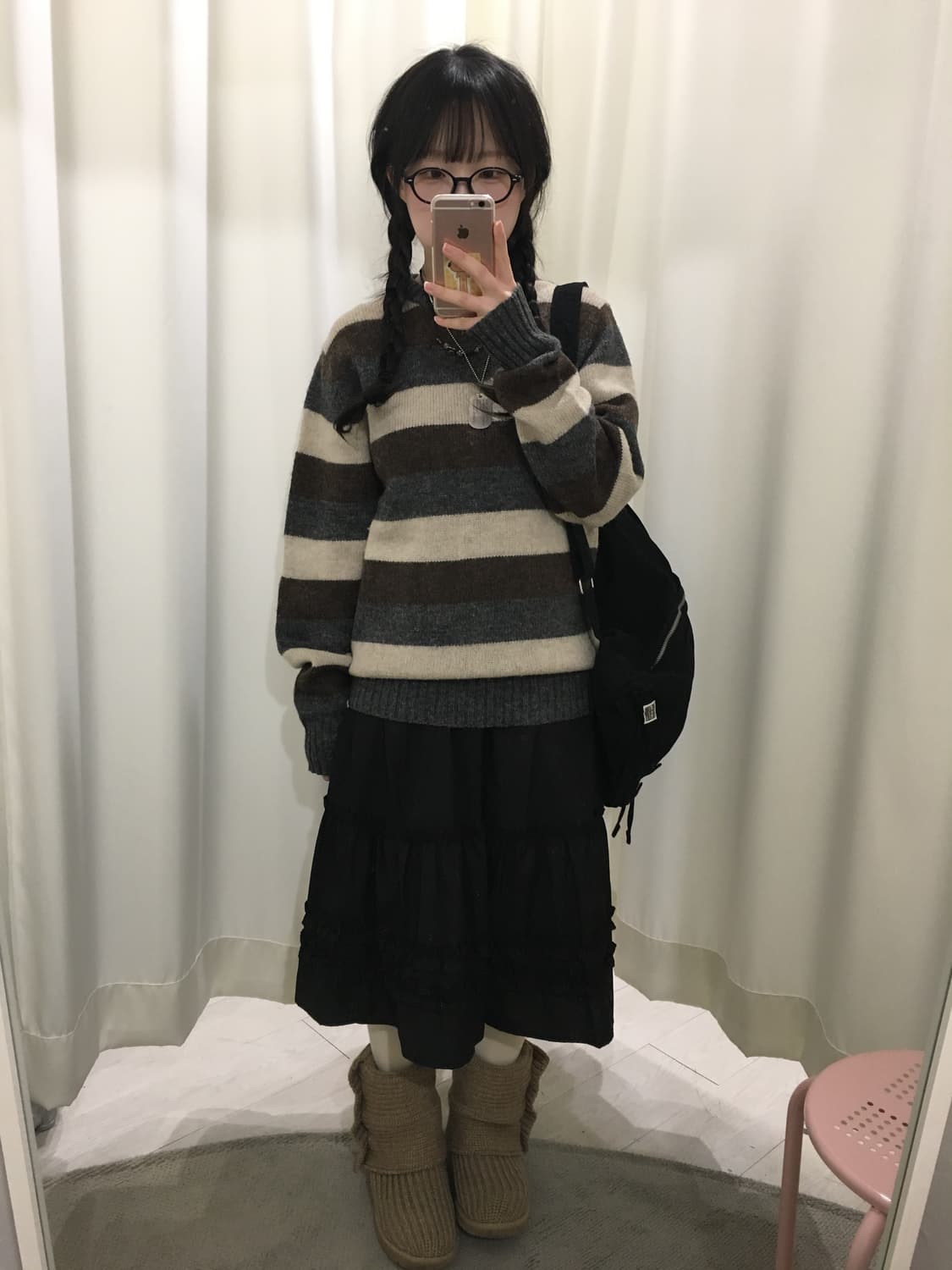 stripe wool knit 상품이미지2